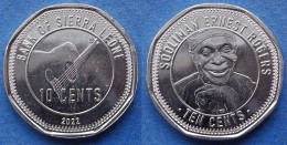 SIERRA LEONE - 10 Cents 2022 "Sooliman Ernest Rogers" KM# 505 Monetary Reform (2022) - Edelweiss Coins - Sierra Leona