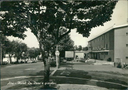 ATRI ( TERAMO ) HOTEL DU PARC E GIARDINI - FOTO SANTARELLI - 1960s - FRANCOBOLLO STACCATO (20617) - Teramo