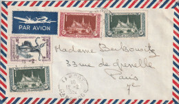 CAMBODGE - LETTRE Par Avion - Kampot Le 18/02/1952 Pour Paris - Cambodge