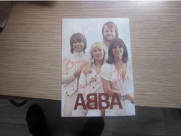 Abba Signatures ??? - Musique Et Musiciens