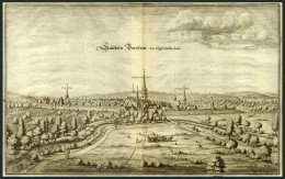 BORELEM, Gesamtansicht, Kupferstich Von Merian Um 1645 - Stampe & Incisioni