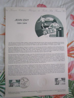 Document Officiel Jean Zay 19/2/84 - Documents Of Postal Services