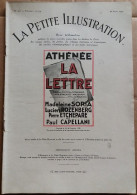 C1 Somerset MAUGHAM La LETTRE 1930 Petite Illustration CARBUCCIA The Letter Port Inclus France - 1901-1940