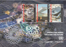 2021 United Nations Expo 2020 Dubai UAE Miniature Sheet Of 3 MNH @ BELOW FACE VALUE - Unused Stamps