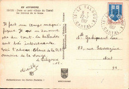 N°42444 Z -oblitération Pointillé -Le Falqoux -Cantal -1967- - 1961-....