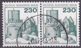 Berlin 1978 Mi. Nr. 590 O/used Waagrechtes Paar (BER1-1) - Oblitérés