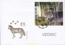 692719 MNH ESLOVENIA 2022 FAUNA - LOBO - Slowenien