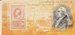 2009 France Venezuela Pochette Souvenir N°38 émissions Communes Francisco Miranda N°4408 Et 2789 Neuf ** - Andere & Zonder Classificatie