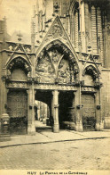 Belgique - Liège - Huy - Le Portail De La Cathédrale - Hoei