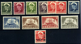 Groenlandia Nº 19/27,33.  Año 1950/59 - Unused Stamps