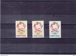 PORTUGAL 1967 AELE EFTA Yvert 1024-1026, Michel 1043-1045 NEUF** MNH Cote Yv 6 Euros - Ungebraucht