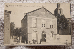 Frasnes-lez-Gosselies "La Maison Communale, Le Presbytère Et L'église" - Les Bons Villers