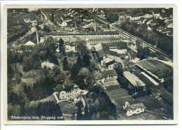 CPSM AK Asbach - Bäumenheim Vom  Flugzeug - Ungewöhnliche Luftaufnahme - Ansbach