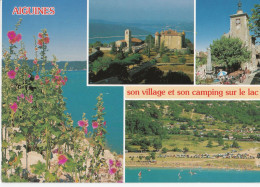 Aiguines - Son Village Et Son Camping Sur Le Lac - Other & Unclassified