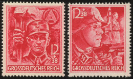 Dt. Reich 909/10 **, 1945, SA Und SS, Postfrisch, Pracht, Mi. 80.- - Other & Unclassified