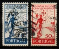 PORTUGAL  -   1943.    Y&T N° 645 / 646 Oblitérés   Agriculture - Gebruikt