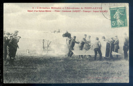 Cpa Du 41 Aviation Militaire Aérodrome De Pont Levoy -- Départ Bi Place Blériot   STEP167 - Autres & Non Classés