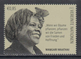2022 United Nations Vienna  Maathai Environment Nobel Prize Kenya  Complete Set Of 1 MNH - Unused Stamps