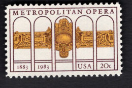 220390062 1983 SCOTT 2054 (XX)  POSTFRIS MINT NEVER HINGED - METROPOLITAN OPERA - Unused Stamps