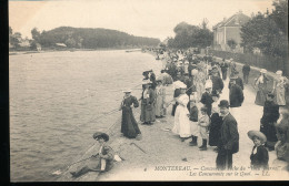 77 -- Montereau -- Concours De Peche Du " Petit Journal " --  Les Concurrents Sur Les Quais - Montereau