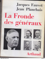 C1 ALGERIE Jacques FAUVET Jean PLANCHAIS La FRONDE DES GENERAUX Putsch 1961 PORT INCLUS France - Français