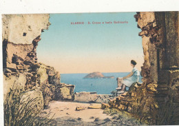 ITALIE ))  ALASSIO    S Croce E Isola Gallinaria  / Colorisée - Andere & Zonder Classificatie