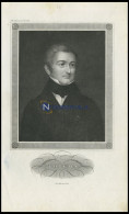 Thiers, Stahlstich Von B.I. Um 1840 - Litografía