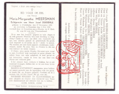 DP Maria Marg. Meersman ° Mariakerke 1896 † Roeselare 1950 Dekeerle Moerman Vermote Vinckier Creel Vandewinckele - Devotion Images