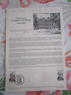 Document Officiel  President Vincent Auriol 3/11/84 - Documents De La Poste