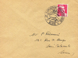 Exposition Philatélique – Blois Le 22 Juin 1945 - Commemorative Postmarks