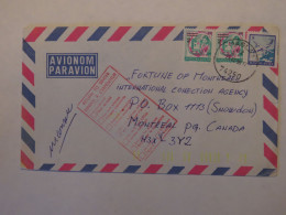 YUGOSLAVIA AIRMAIL  COVER  TO CANADA 1990 - Otros & Sin Clasificación