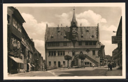 AK Ochsenfurt A. Main, Partie Am Rathaus  - Ochsenfurt