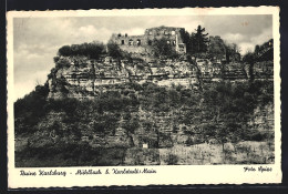 AK Mühlbach B. Karlstadt, Blick Auf Die Ruine Der Karlsburg  - Karlstadt