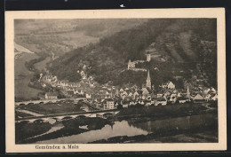 AK Gemünden A. Main, Ortsansicht Aus Der Vogelschau  - Gemuenden