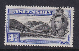 Ascension: 1938/53   KGVI    SG42c    4d   [Perf: 13½]    MH - Ascension (Ile De L')