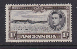 Ascension: 1938/53   KGVI    SG44    1/-   [Perf: 13½]    MH - Ascension (Ile De L')