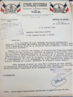 ROUEN UNION NATIONALE DES POILUS D ORIENT /MEDAILLE CIVILE 1955 /A RENE MARIE MARTIN CONSERVATEUR MUSEE FLAUBERT - Diplomi E Pagelle