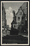 AK Augsburg, Blick Auf Die Barfüsserstrasse  - Augsburg