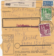 BiZone Paketkarte 1948: Pöking Nach Gmund Am Tegernsee - Covers & Documents