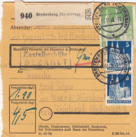 BiZone Paketkarte1948: Breitenberg Nach Haar B. München - Covers & Documents