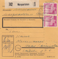 BiZone Paketkarte 1948: Marquartstein Nach Haar B. München - Storia Postale