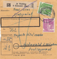 BiZone Paketkarte 1948: Walting Nach Grünwald - Cartas & Documentos