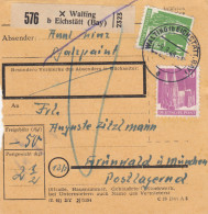 BiZone Paketkarte 1948: Walting Nach Grünwald - Lettres & Documents