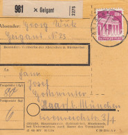 BiZone Paketkarte 1948: Geigant Nach Haar München - Cartas & Documentos