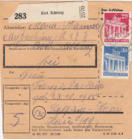 BiZone Paketkarte 1948: Bad Aibling Nach Eglfing-Haar - Briefe U. Dokumente