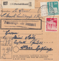 BiZone Paketkarte 1948: Fürstenfeldbruck Nach Haar Eglfing - Brieven En Documenten