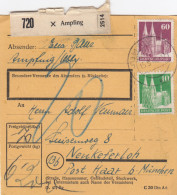 BiZone Paketkarte 1948: Ampfing Nach Neukeferloh - Covers & Documents