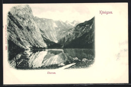 AK Königsee / Berchtesgaden, Obersee Mit Bergen  - Berchtesgaden