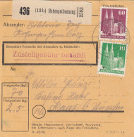 BiZone Paketkarte 1948: Hohenpeißenberg Nach Haar B. München - Storia Postale