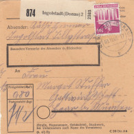 BiZone Paketkarte 1948: Ingolstadt Nach Haar - Briefe U. Dokumente